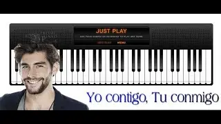 Virtual Piano - Yo contigo, tu conmigo