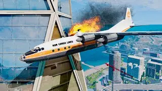 Batendo aviões no BeamNG