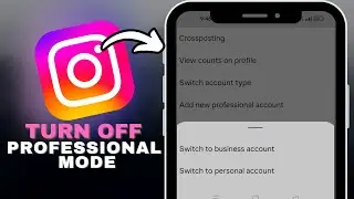 How To Turn Off Professional Mode On Instagram in SECONDS!