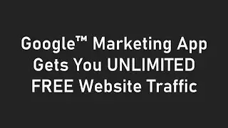 vSuite Google Marketing App Gets You FREE Website Traffic!