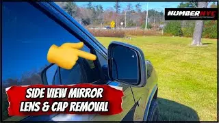 How to remove Side View Mirror Lens & Mirror Cap