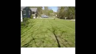 Stripping with Husqvarna mz54 Zero-turn mower