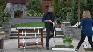 Lightweight Long Handle Grass Shears by the Grouchy Gardener on QVC