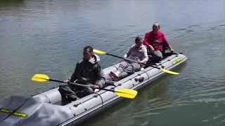 Байдарка с транцем под мотор 2,5 л.с. | Kayak with transom under 2.5 hp engine SPORT 685