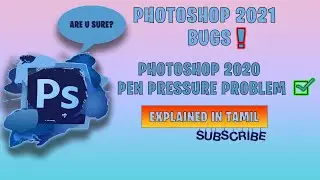 PHOTOSHOP DOESN'T SHOW THE BRUSH PREVIEW | PEN PRESSURE PROBLEM | IN TAMIL | PHOTOSHOP TUTORIAL| BM😍