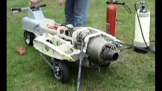 Epervier Drone engine test 2.