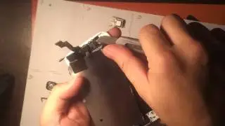 004 Disassembly of iPhone 5S LCD  Digitizer and Reassembly using grid sheet