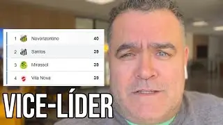 Com sorte o Santos ainda terminou a rodada  na vice liderança  da Série B