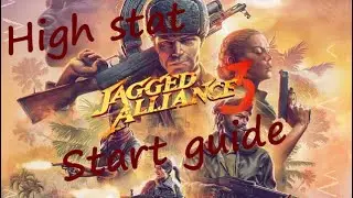 Jagged alliance 3, Guide High Stat Custom Merc start, 90s in all stats.