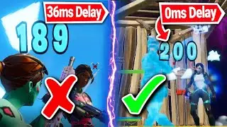 How To Get ZERO Input Delay in Fortnite + Console! (No Input Lag, Faster Response Time, & BOOST FPS)