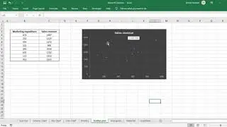 Excel Exercise 14 - Scatter Chart | Excel formulas and functions
