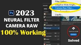 Neural Filters not working? সহজ সমাধান! 🔥🔥 100% working | Adobe Photoshop 2023