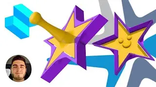3D Printed Cookie Cutter & Stamp Star in [ Shapr3D ]