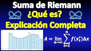 Suma de Riemann ¿Qué es? ¿De dónde sale? EXPLICACIÓN COMPLETA