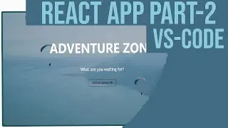 how to create a react app |  react app part 2 content section build | react Website Tutorial