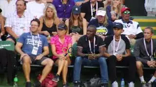 15-year-old Gabriel Diallo at Indian Wells - cheering Auger-Aliassime and Raonic