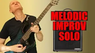Guitar solo over backing track | Slow Melodic Rock in C