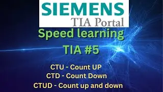 Speed learning TIA portal, Basic instructions. Counters #5