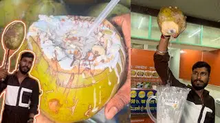 Ultimate Coconut Crush Shake Making  | Amazing skills | Indian Street Food