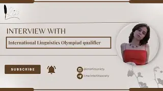 🏆International Linguistics Olympiad - a way to success with Oleksandra Gol'dina