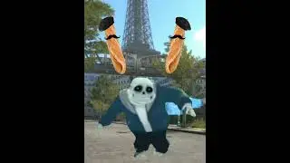 Санс в Париже😳🇫🇷?! #undertale #tiktok #рекомендации #sans #франция #париж #meme #тикток #тренды
