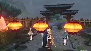 Genshin Impact - Guests in Qingce event quest solving riddles