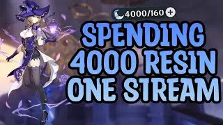 🔴LIVE - SPENDING OVER 4000 RESIN IN ONE STREAM ON MY NO WISHING ACCOUNT | Genshin Impact No Wishing