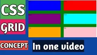CSS Grid Layout Crash Course in English