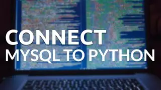 How To connect mySQL to python in windows