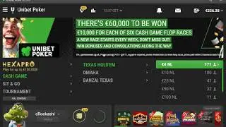 Results so far on bankroll challenge / Unibet