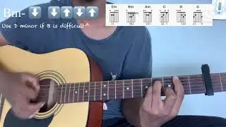 James Arthur - Train Wreck | guitar lesson (tutorial) How to play Easy