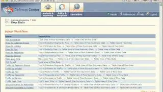 Sourcefire Workflows