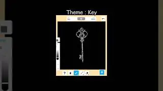 Theme : Key #roblox #art #drawing #painting #illustration #games #shorts