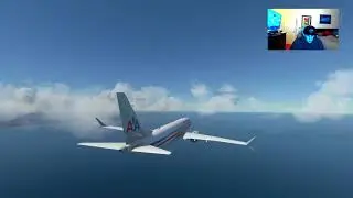 Microsoft Flight Simulator live time and weather Miami to Palm Beach