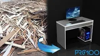 Как сделать стол из отходов