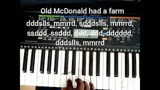 Old McDonald tonic solfa (nursery rhymes)