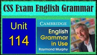 114 English Grammar by Raymond Murphy Unit 114 - In Case.