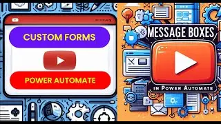 Creating Custom Forms in Power Automate | Message boxes in power Automate