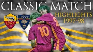😱 PENALTY SAVED ON HIS DEBUT! + SUPER TOTTI 🤩 | ROMA v LECCE | Classic match highlights | 1997-98