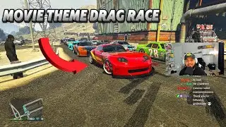 MOVIE THEME DRAG RACE IN GTA 5 ONLINE (Stream Clips)