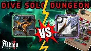 East Server Albion online - 4.1boltcaster vs 8.3 battle axe dive solo dungeon