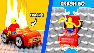 100 Ways To DESTROY a LEGO Car...