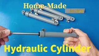 homemade hydraulic cylinder form PVC pipe