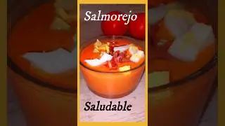 Salmorejo saludable SIN PAN #saludable #salmorejo