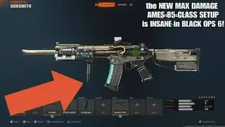 the NEW MAX DAMAGE AMES 85 CLASS SETUP is INSANE in BLACK OPS 6! (Best AMES 85 Class Setup)