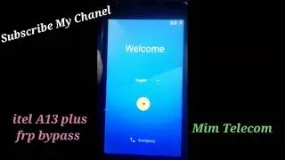 itel A13 plus Frp bypass.Google Account  verified 100% ready