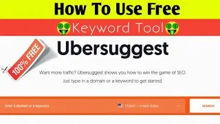 How to Use Free Ubersuggest Keyword Tool 2023 | Lifetime Free Ubersuggest Trick 📈