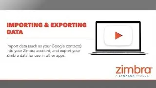 [Tips & Tricks] Import and Export with Zimbra
