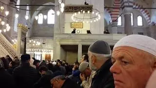 Süleymaniye Camii 31.03.2017 cuma iç ezan, okuyan Osman ÖZCAN