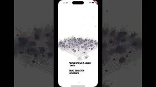 #flutter #canvas 3d particle system with dissipating smoke